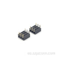 Conector de cabecera hembra de paso de 2,54 mm 3P